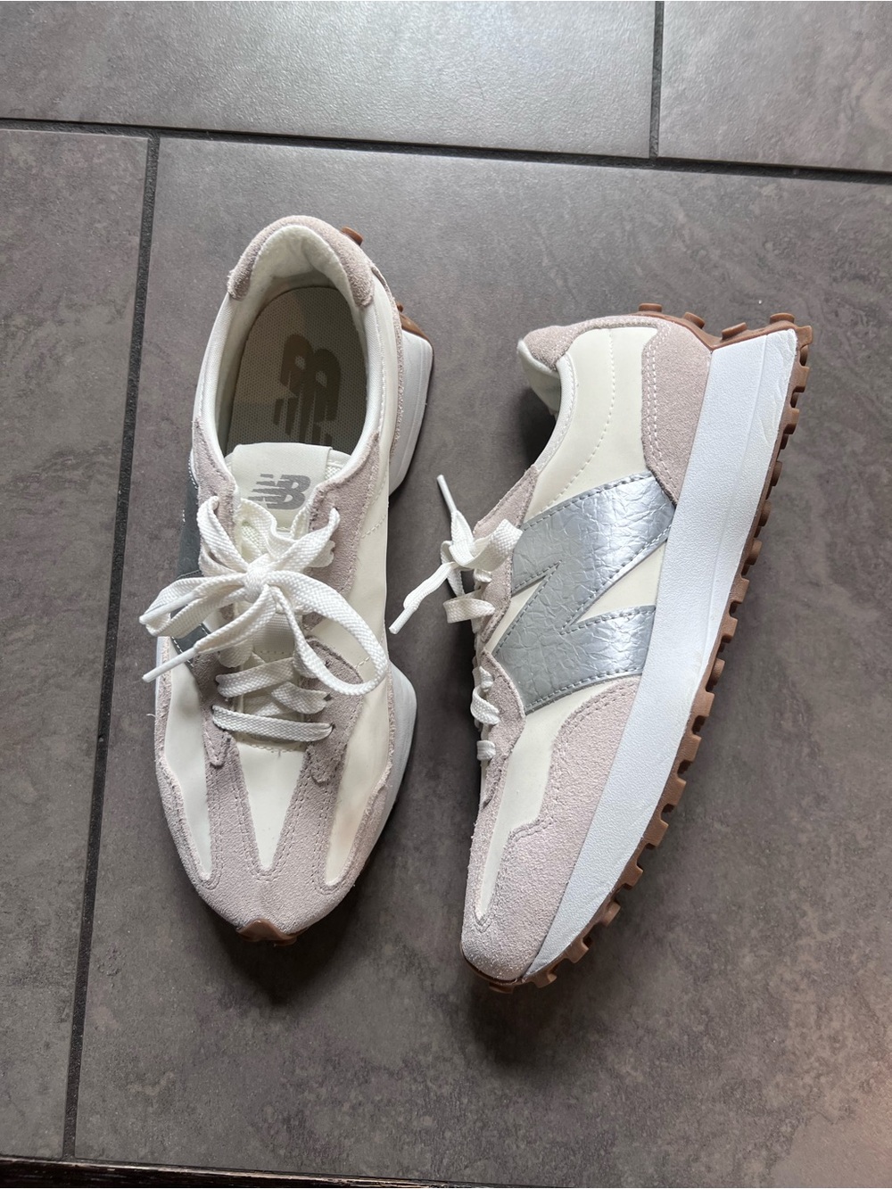 New Balance 327 Neutral Beige Sneakers - Women’s 8